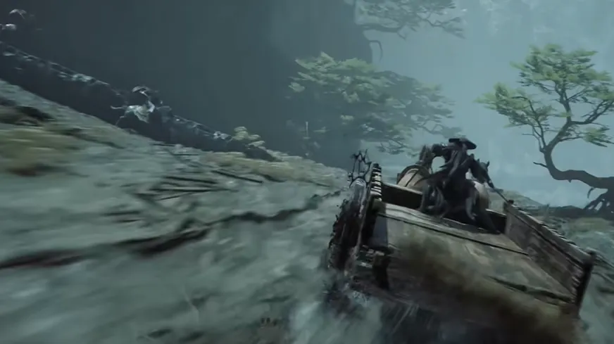 Carriage chase scene in Phantom Blade Zero