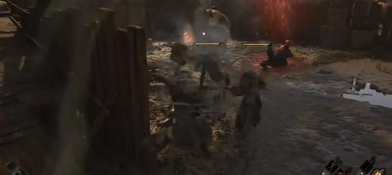 Long-Handled Golden Mace gameplay in Phantom Blade Zero