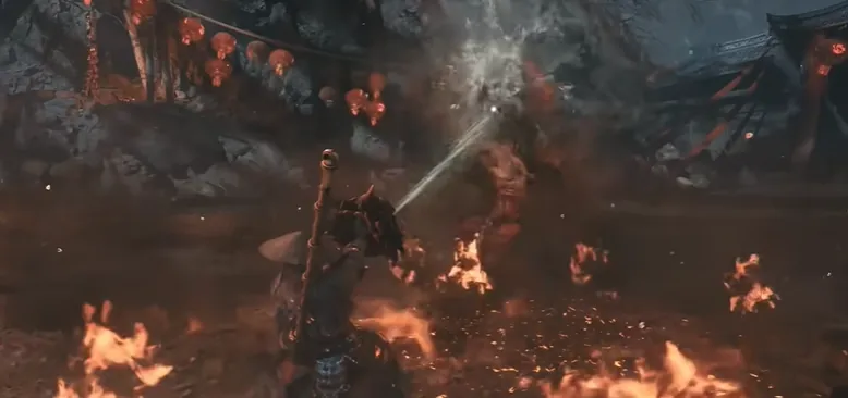 Water gun gameplay in Phantom Blade Zero