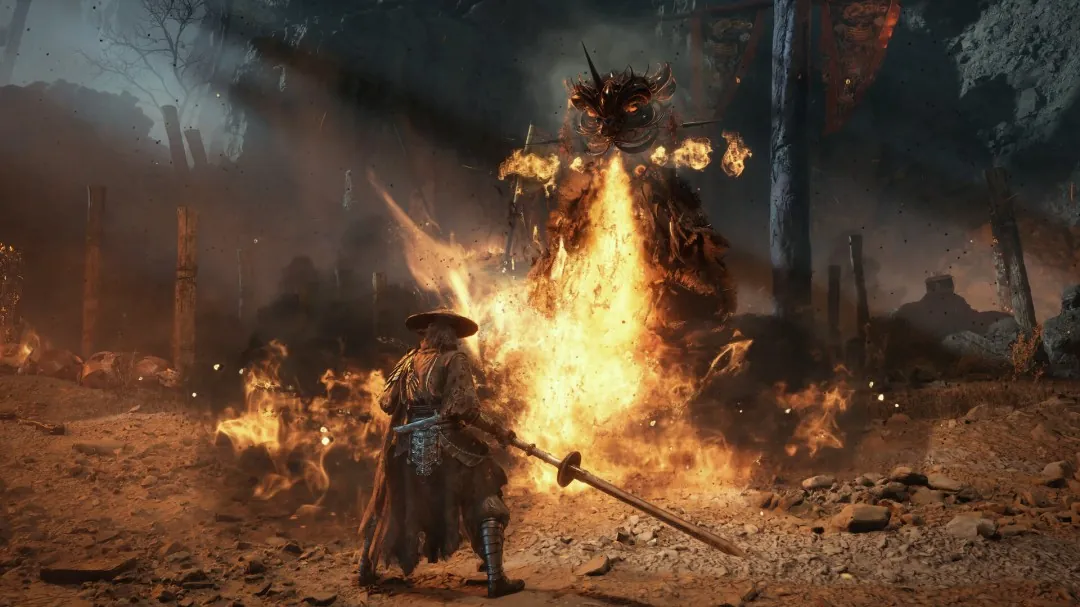 Fire demon fight in Phantom Blade Zero