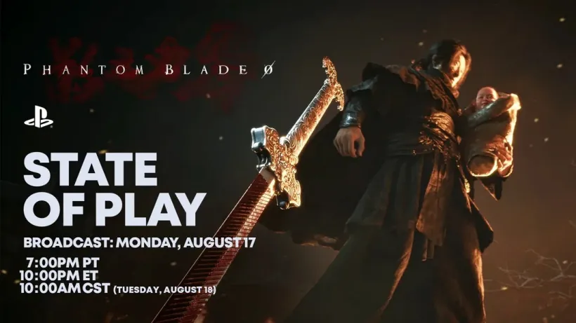 The crescent glaive gleaming red in Phantom Blade Zero