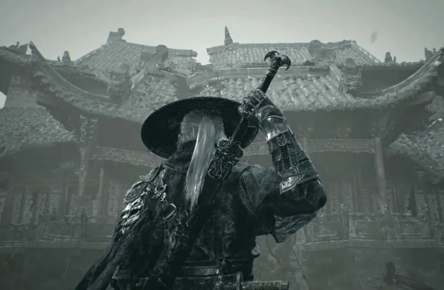 Phantom Blade Zero temple scene from the reveal
